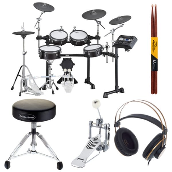 Yamaha DTX8K-M Black Forest Bundle