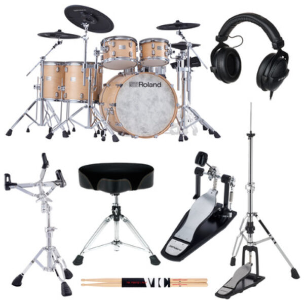 Roland VAD716-GN E-Drum Set Bundle